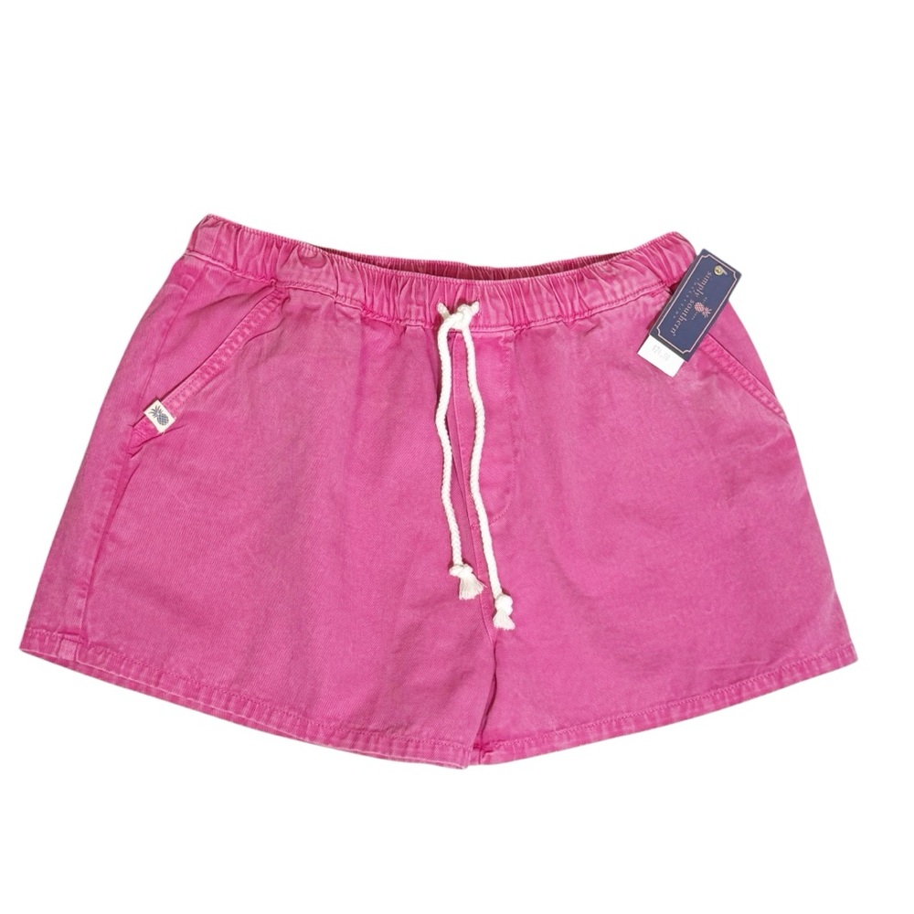 Simply Southern Boutique Every Day Drawstring Hot Pink Shorts‎ size S